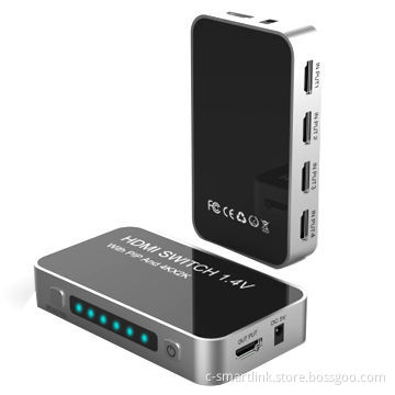 4x1 HDMI Switch, 4 in 1, 1.4V 4K x 2K, Picture-in-picture